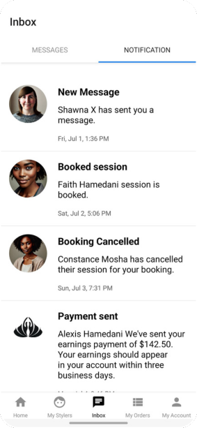 Bodywork app – leave a review after completed service